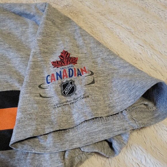 Molson New York Islanders Stanley Cup 83 Men's Large Gray Graphic T shirt - Picture 4 of 5